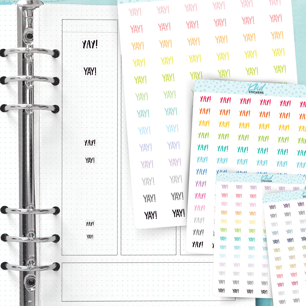 Yay! Planner Stickers Tiny