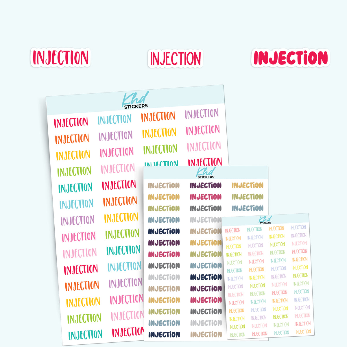 Screen With Inject Sticker Example Injection Planner Stickers – KHDStickers