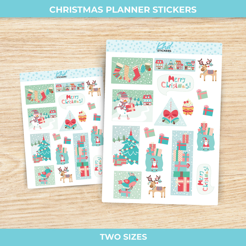 Christmas Planner Stickers Small