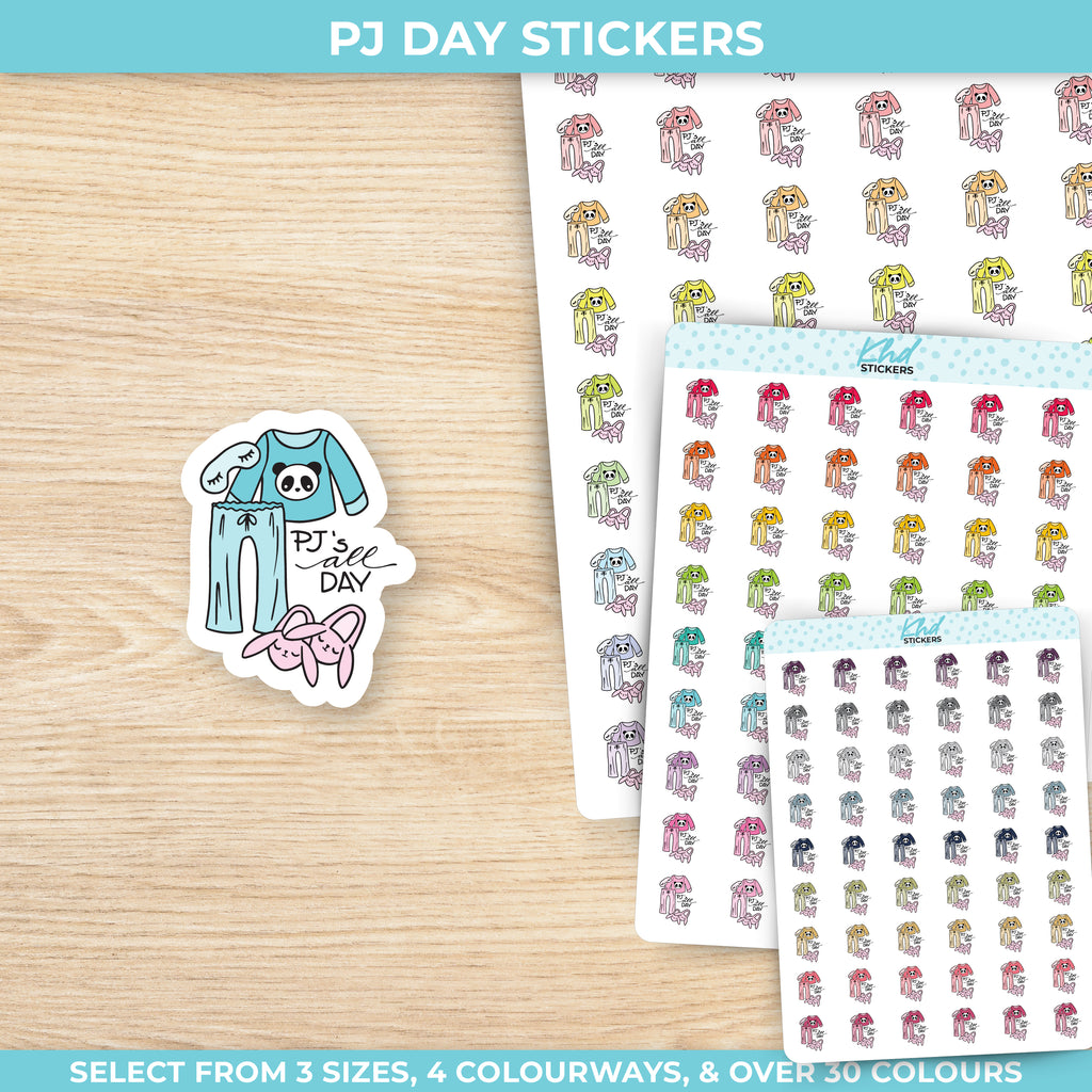 PJ Day Planner Stickers Small