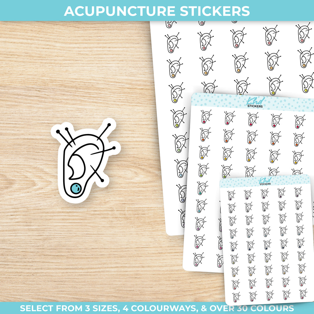 Ear Acupuncture Planner Stickers Small