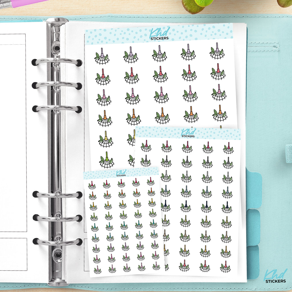 Raking / Gardening Planner Stickers Small