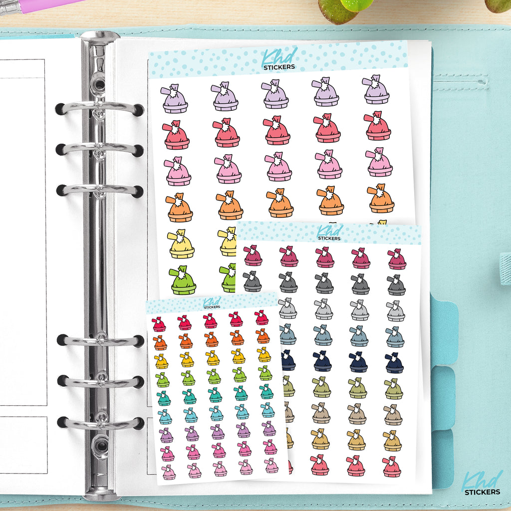 Bin and Rubbish out Planner Stickers Small