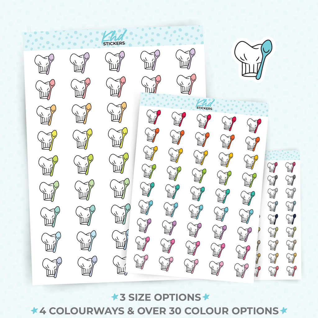 Cooking and baking planner stickers Small