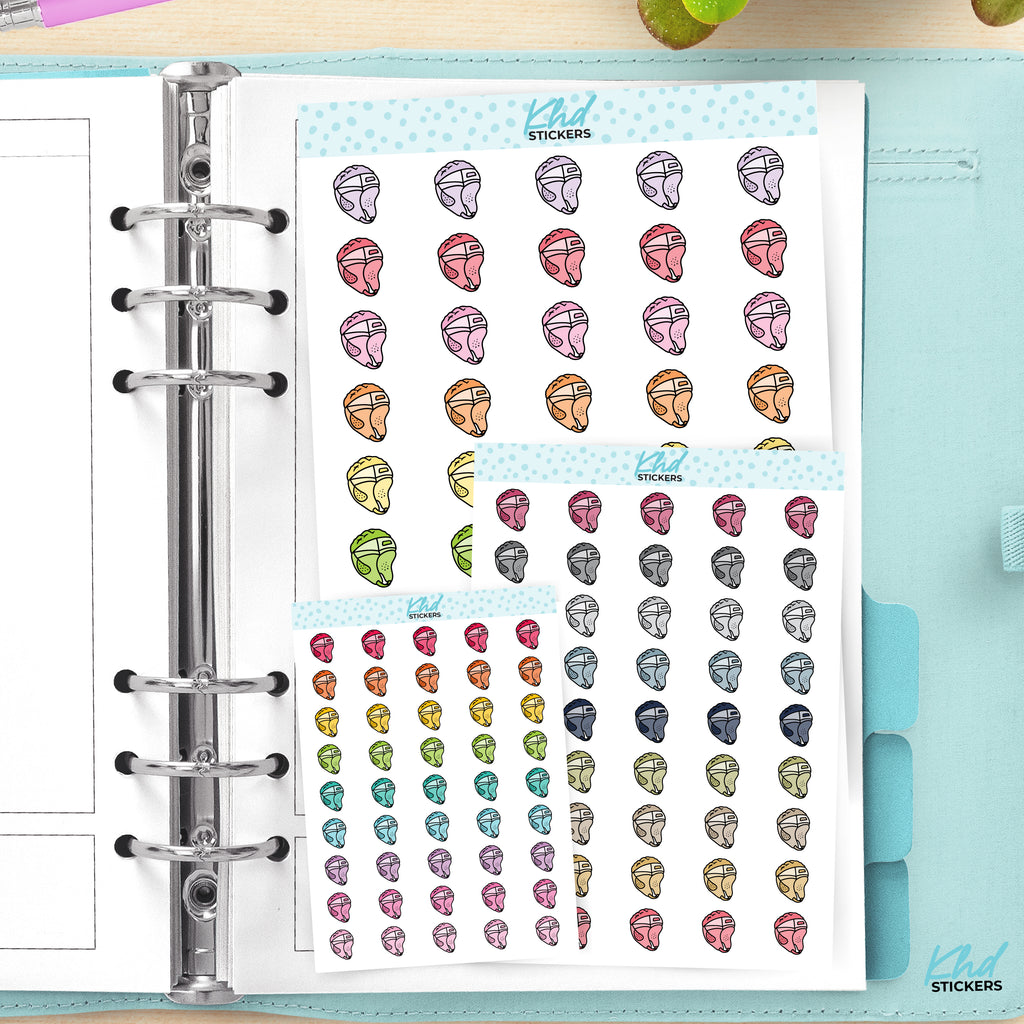 Sport Helmet Planner Stickers Small