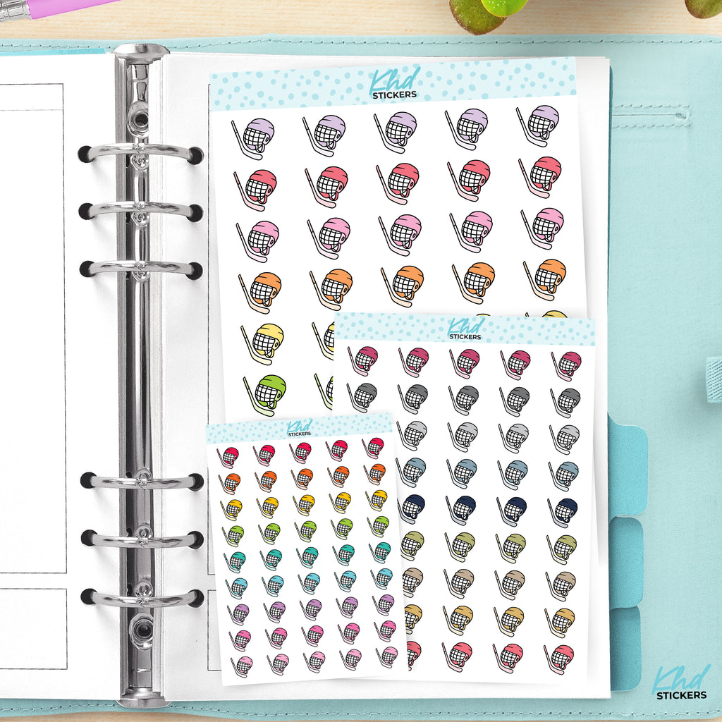 Hockey Planner Stickers Small