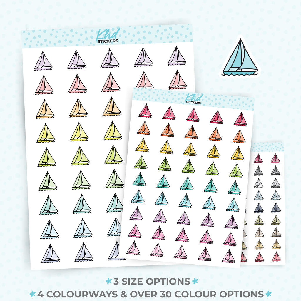 Sailing Planner Stickers Small