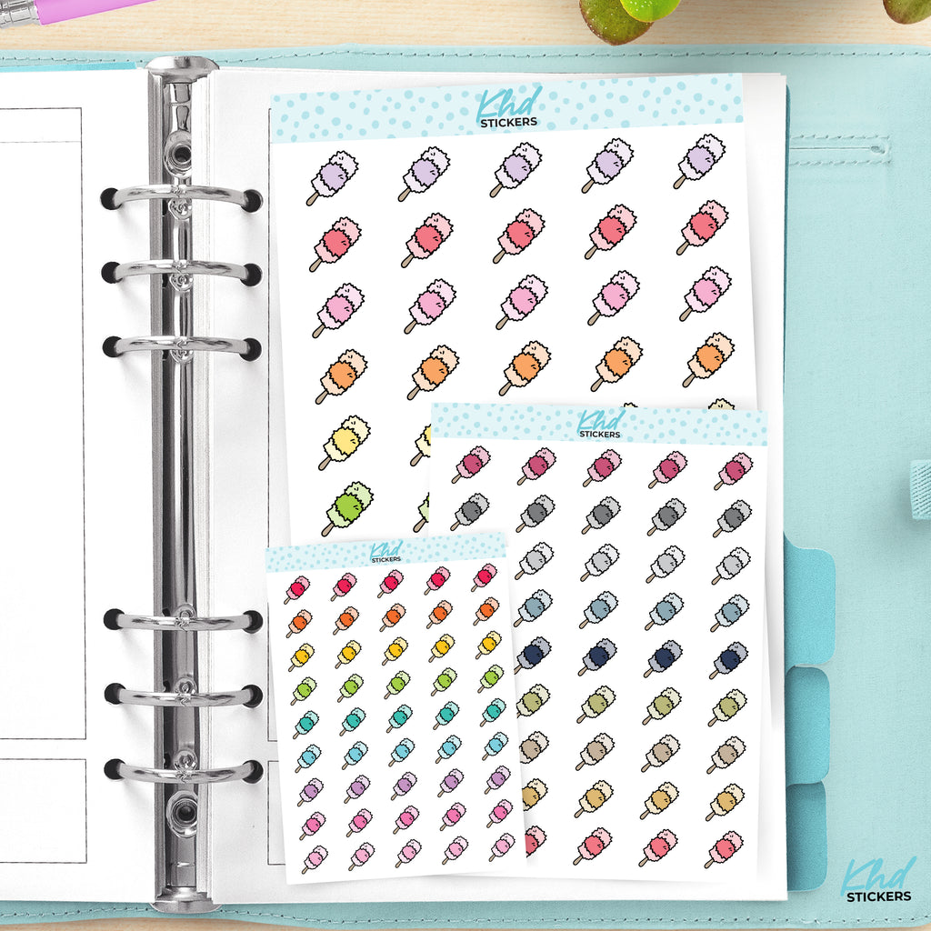 Feather Duster Planner Stickers Small