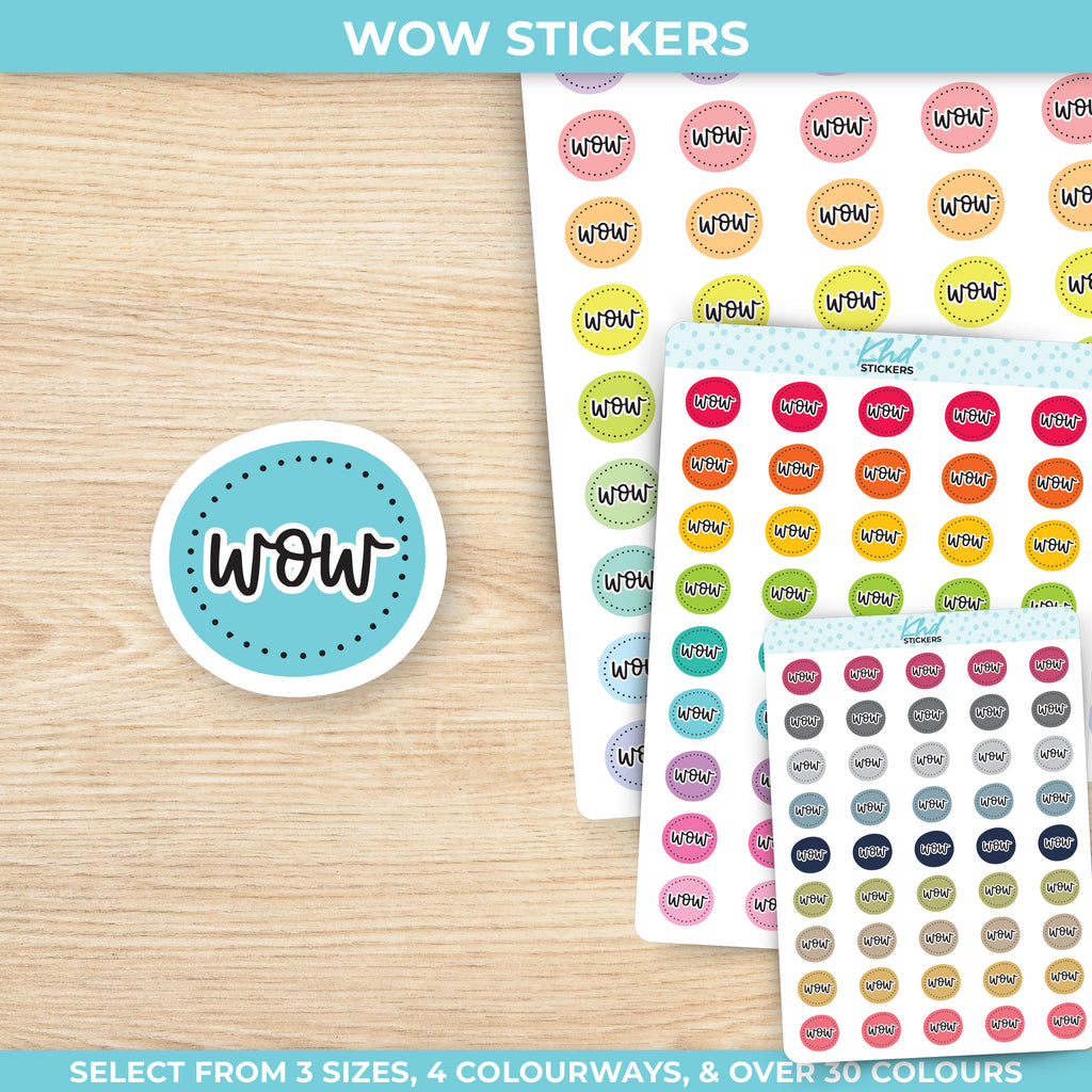 Wow Planner Stickers Small