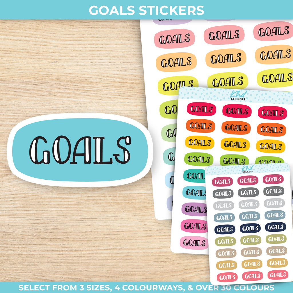 Goals Planner Stickers Small