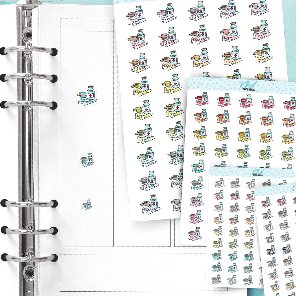 First Aid Stickers Small
