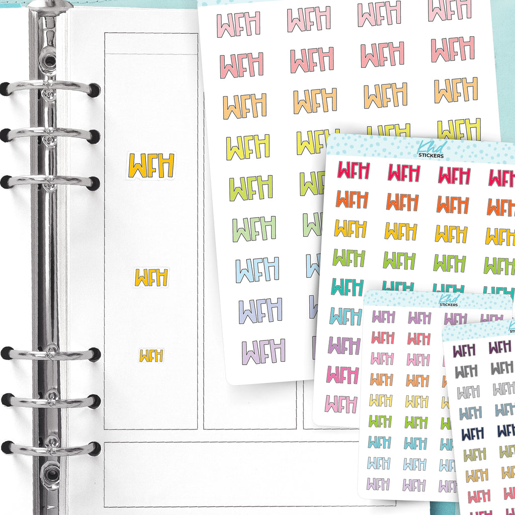WFH Planner Stickers Small / LIFE
