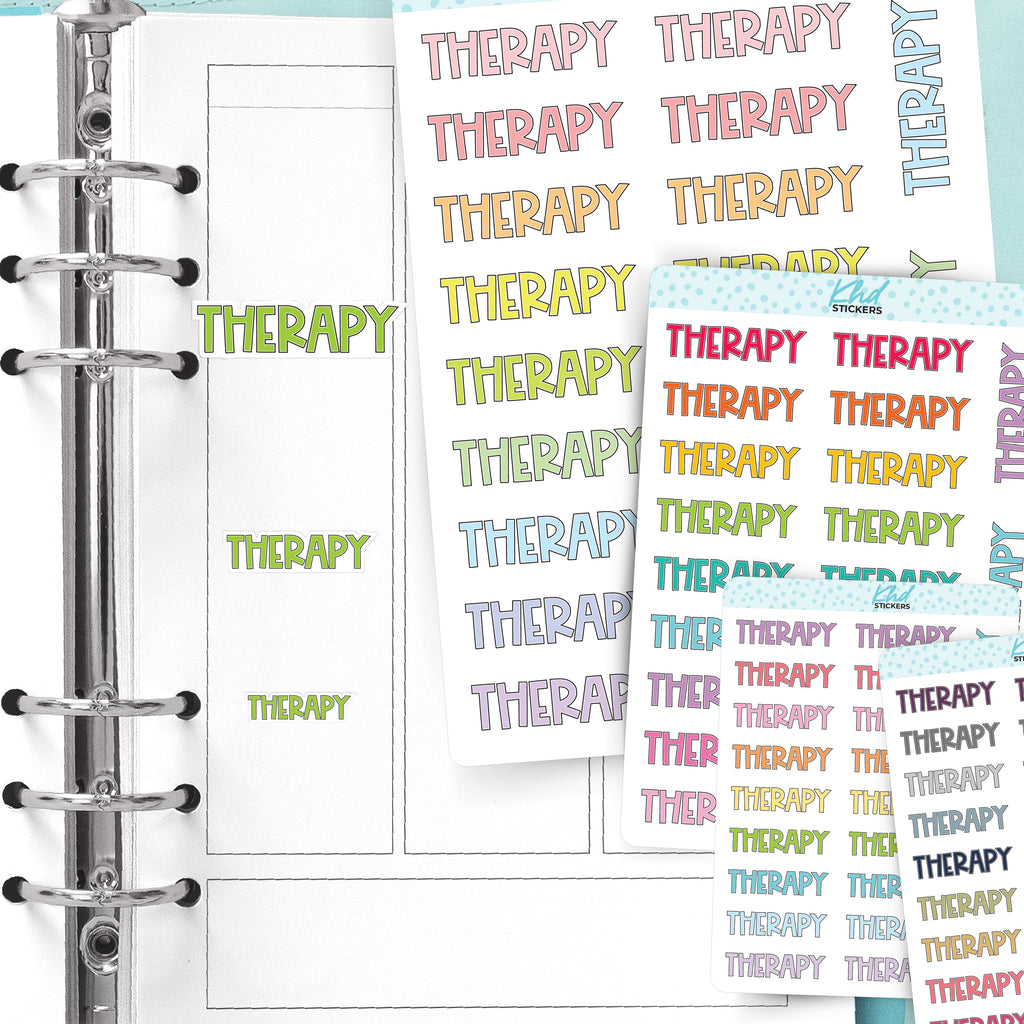 Therapy Planner Stickers Small / LIFE