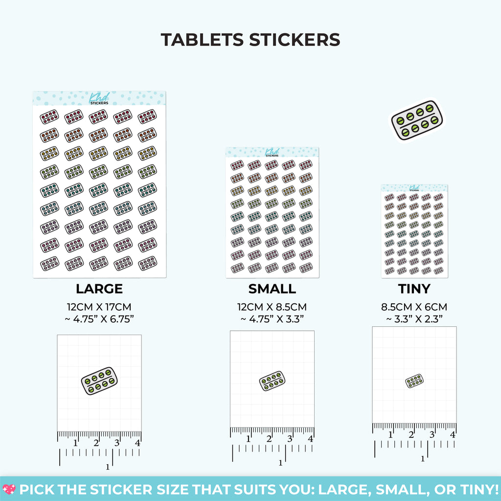 Tablet Stickers – Planner Wellness Icons Small / LIFE