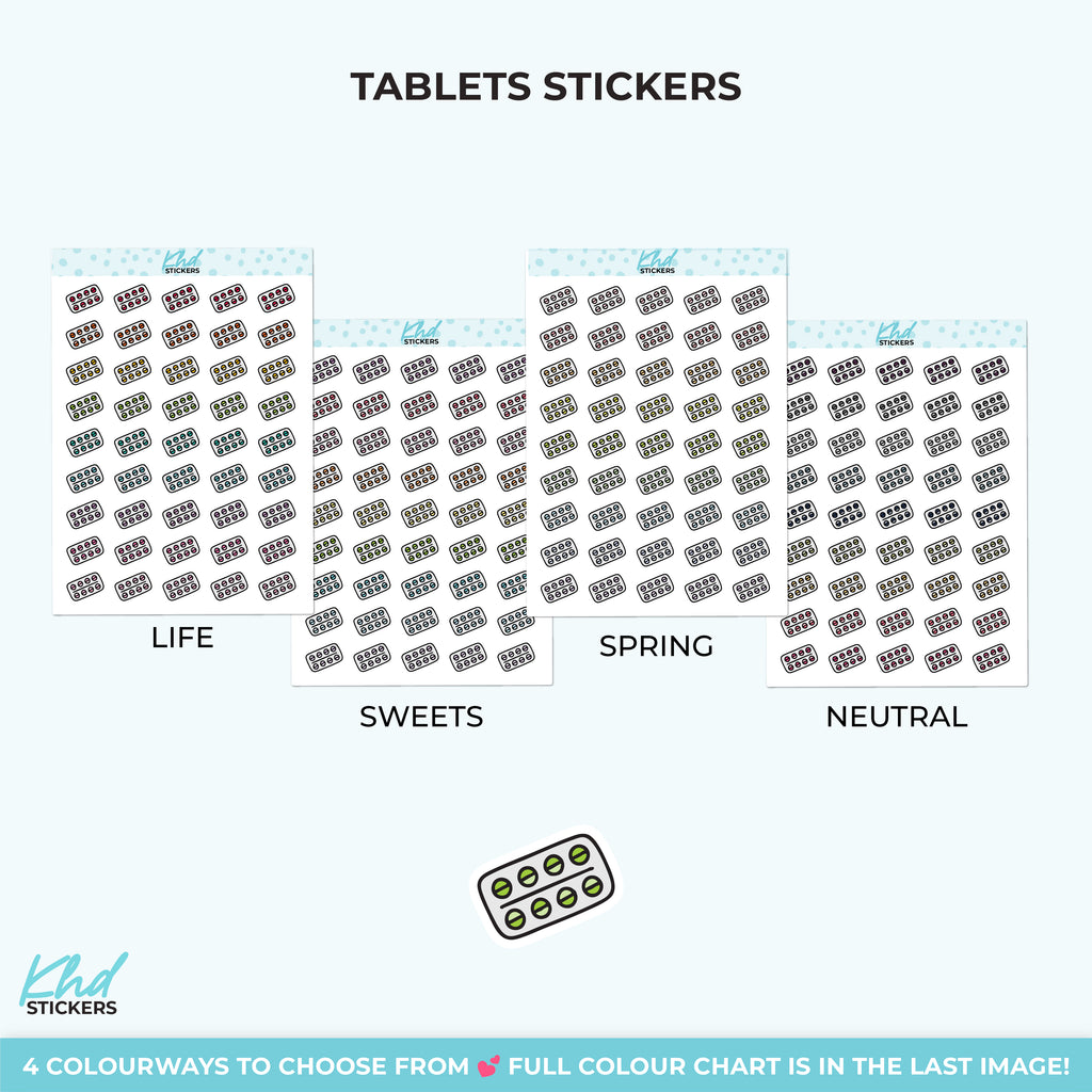 Tablet Stickers – Planner Wellness Icons Small / LIFE