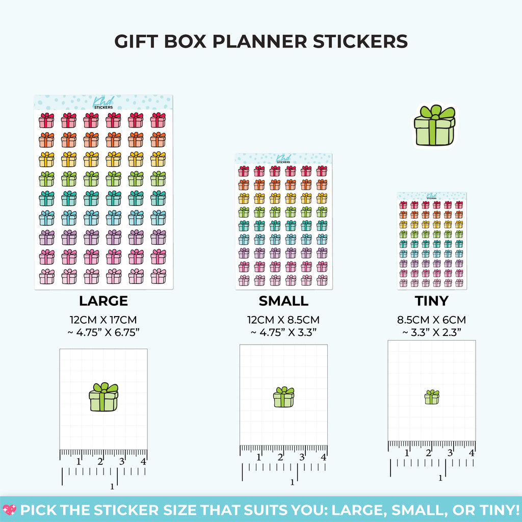 Birthday Icon Stickers Small