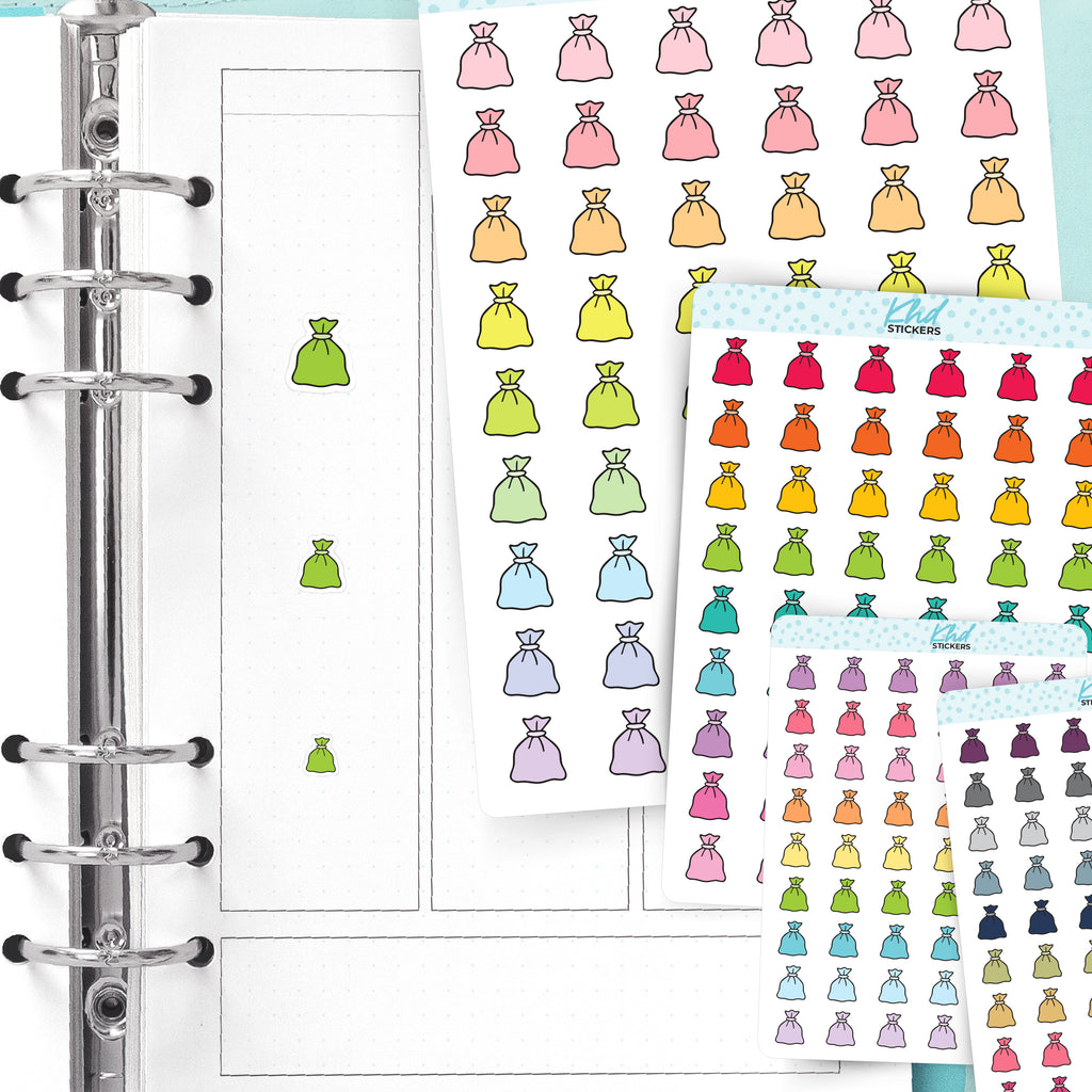 Bin and Rubbish out Planner Stickers Small