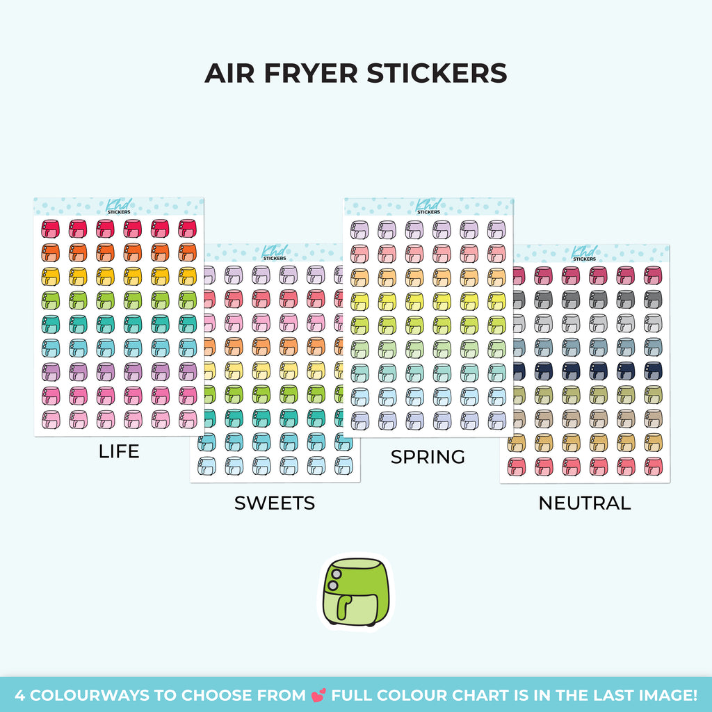 Air Fryer Stickers Small / LIFE