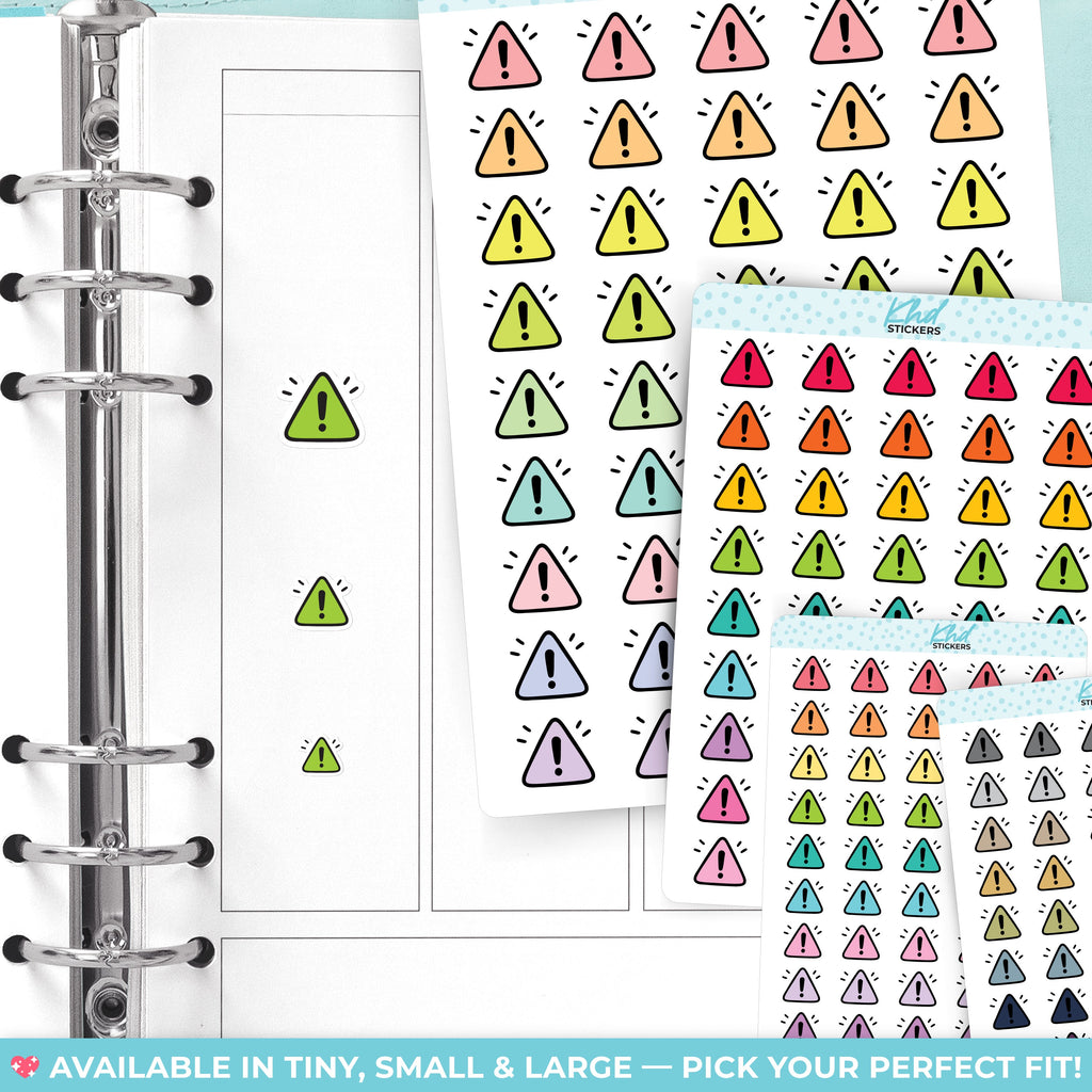 Alert - Triangles Planner Stickers - image 2