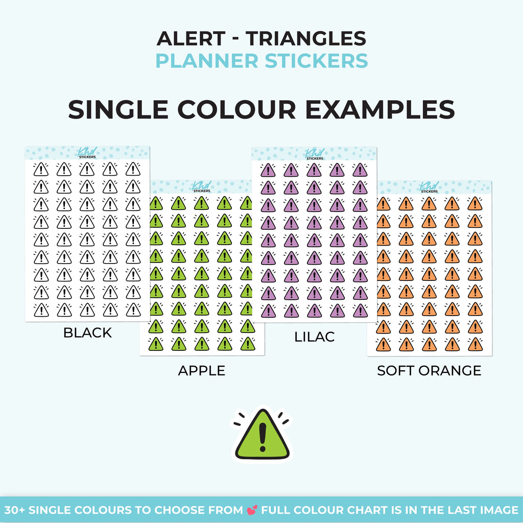 Alert - Triangles Planner Stickers - image 5