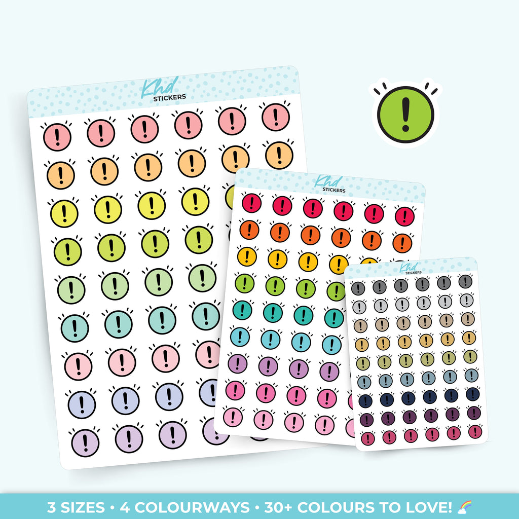Alert - Circles Planner Stickers - image 1
