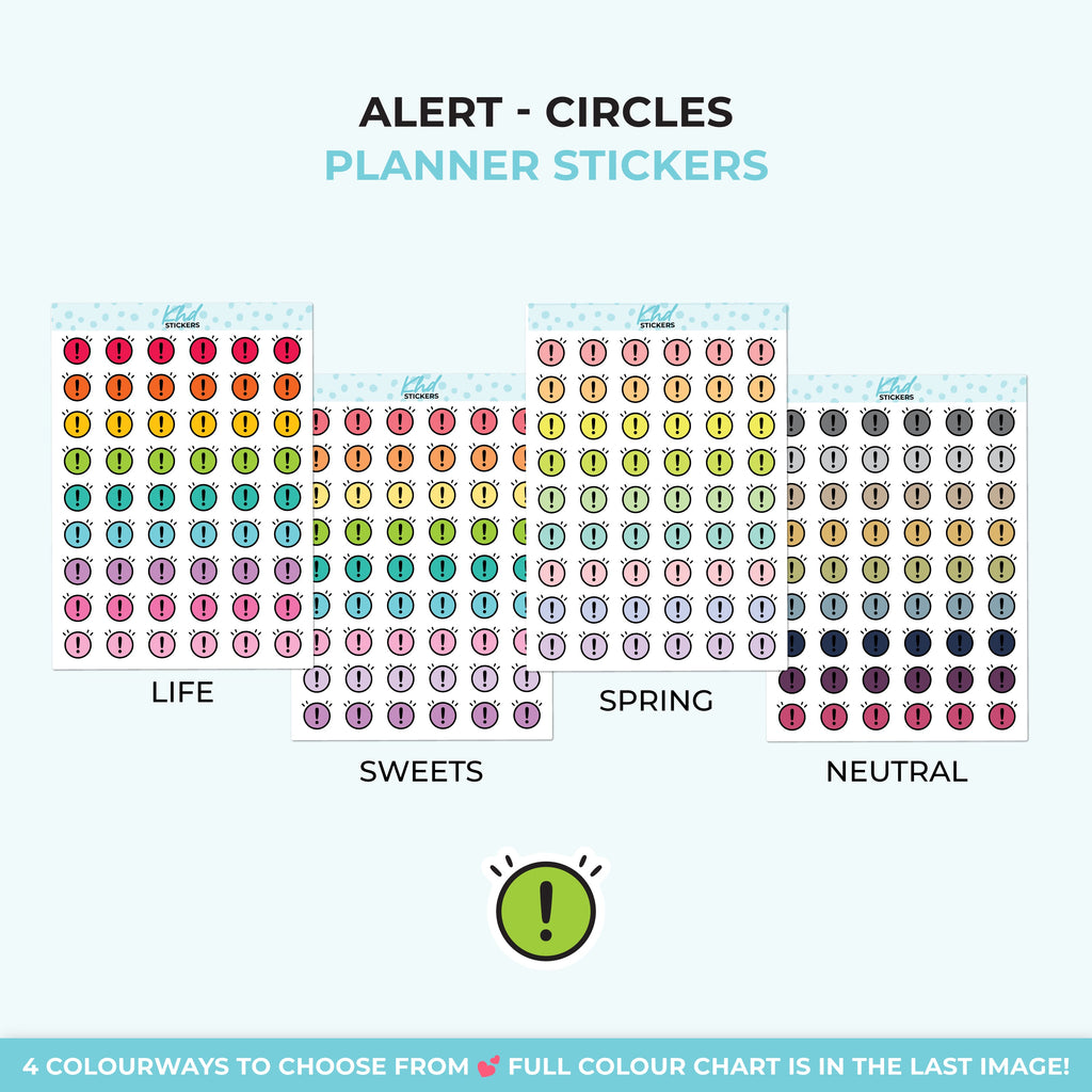 Alert - Circles Planner Stickers - image 4