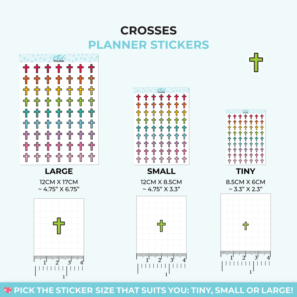 Crosses Planner Stickers - image 3