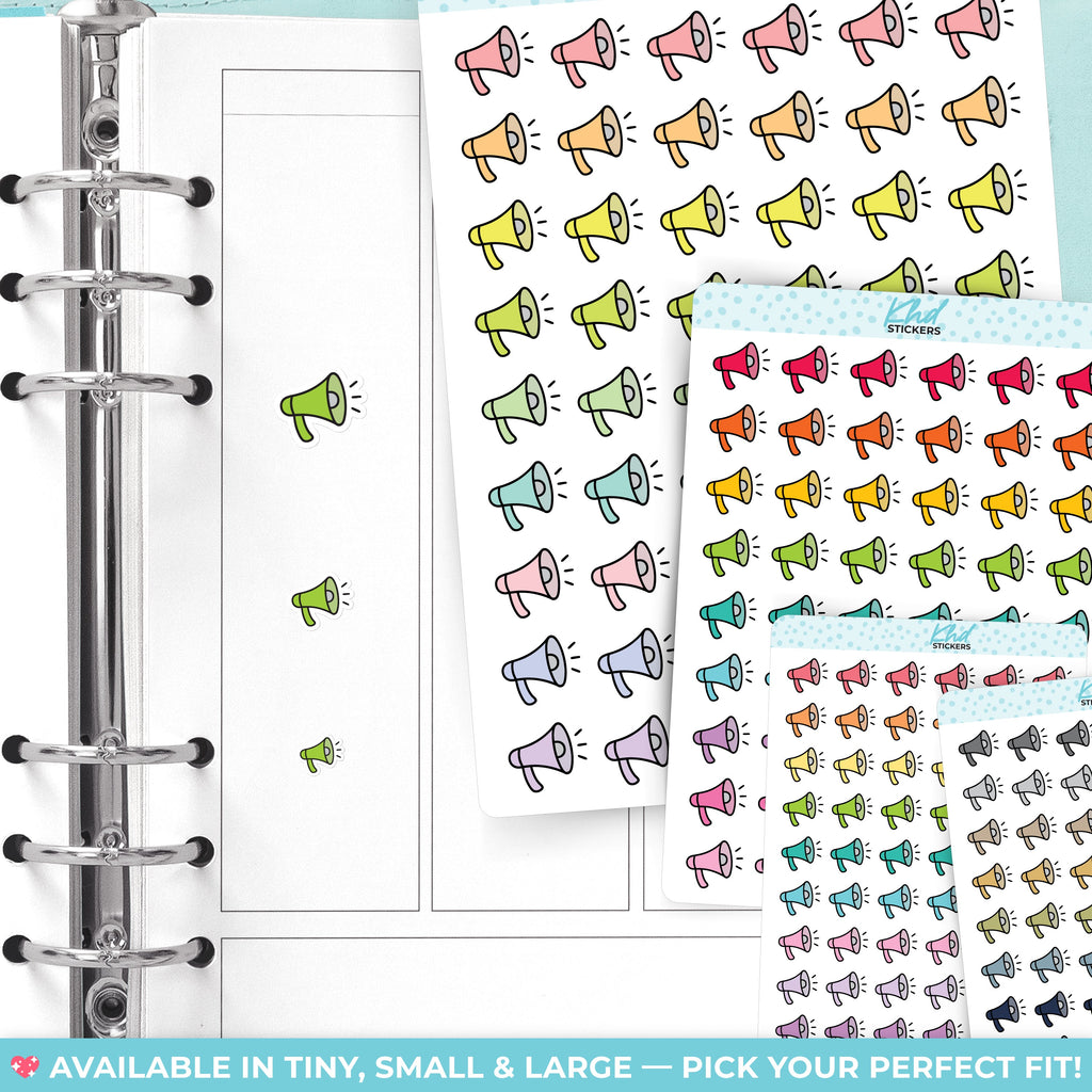 Megaphone Planner Stickers - image 2