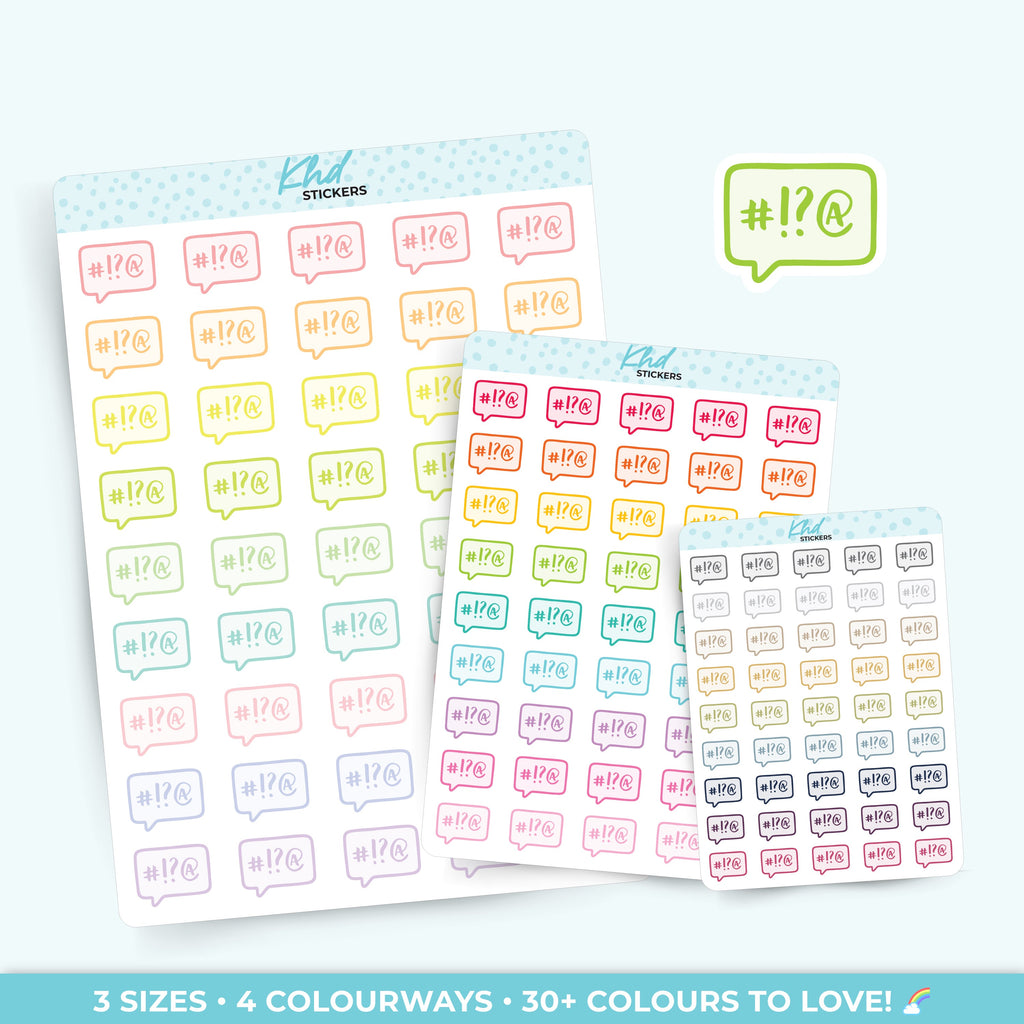#!?@ Planner Stickers - image 1