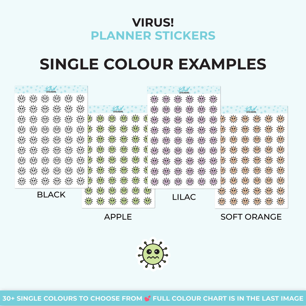Virus! Planner Stickers - image 5
