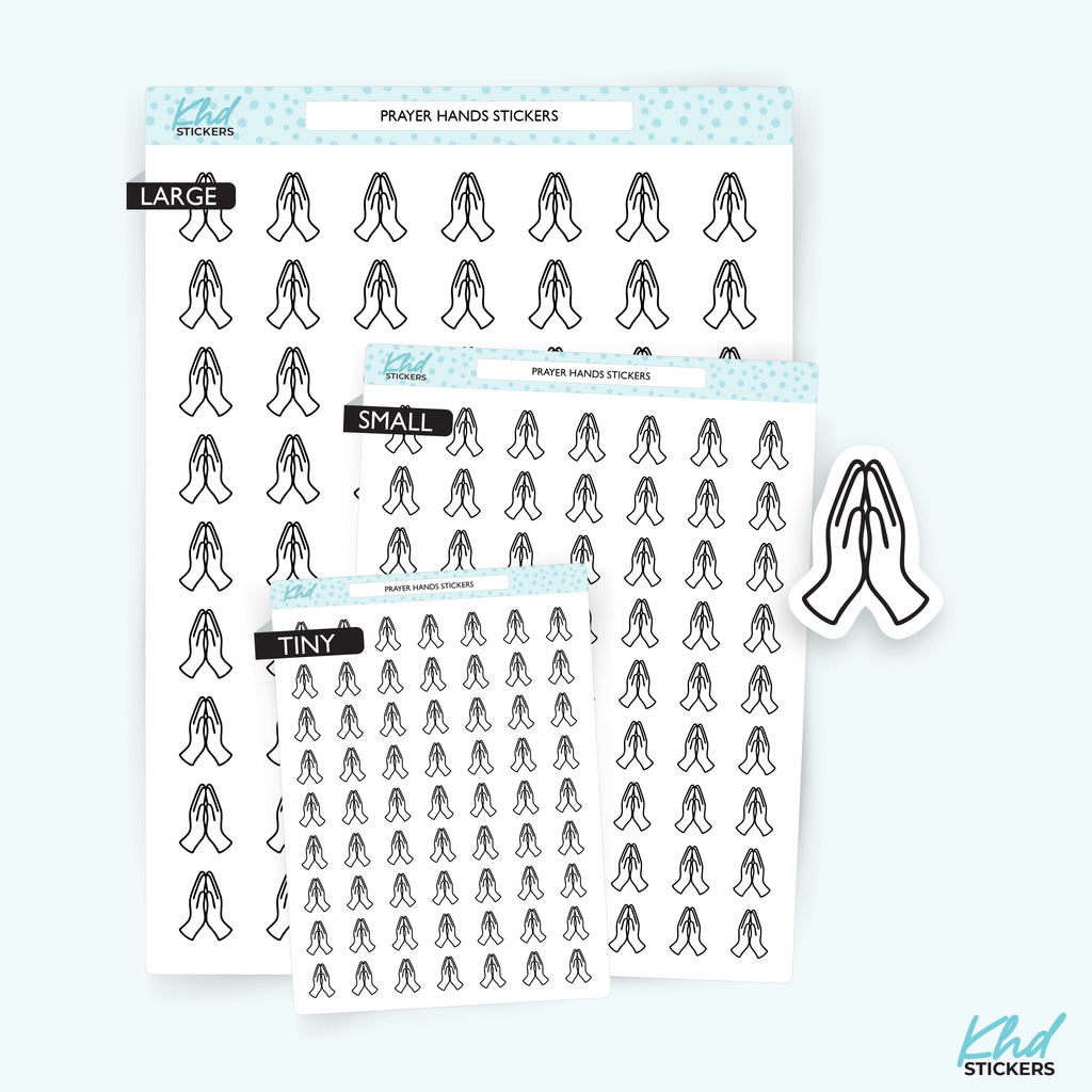 Prayer Hands Stickers – image 1