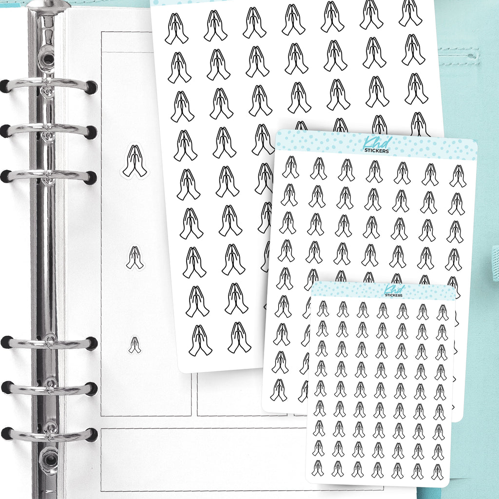 Prayer Hands Stickers – image 2