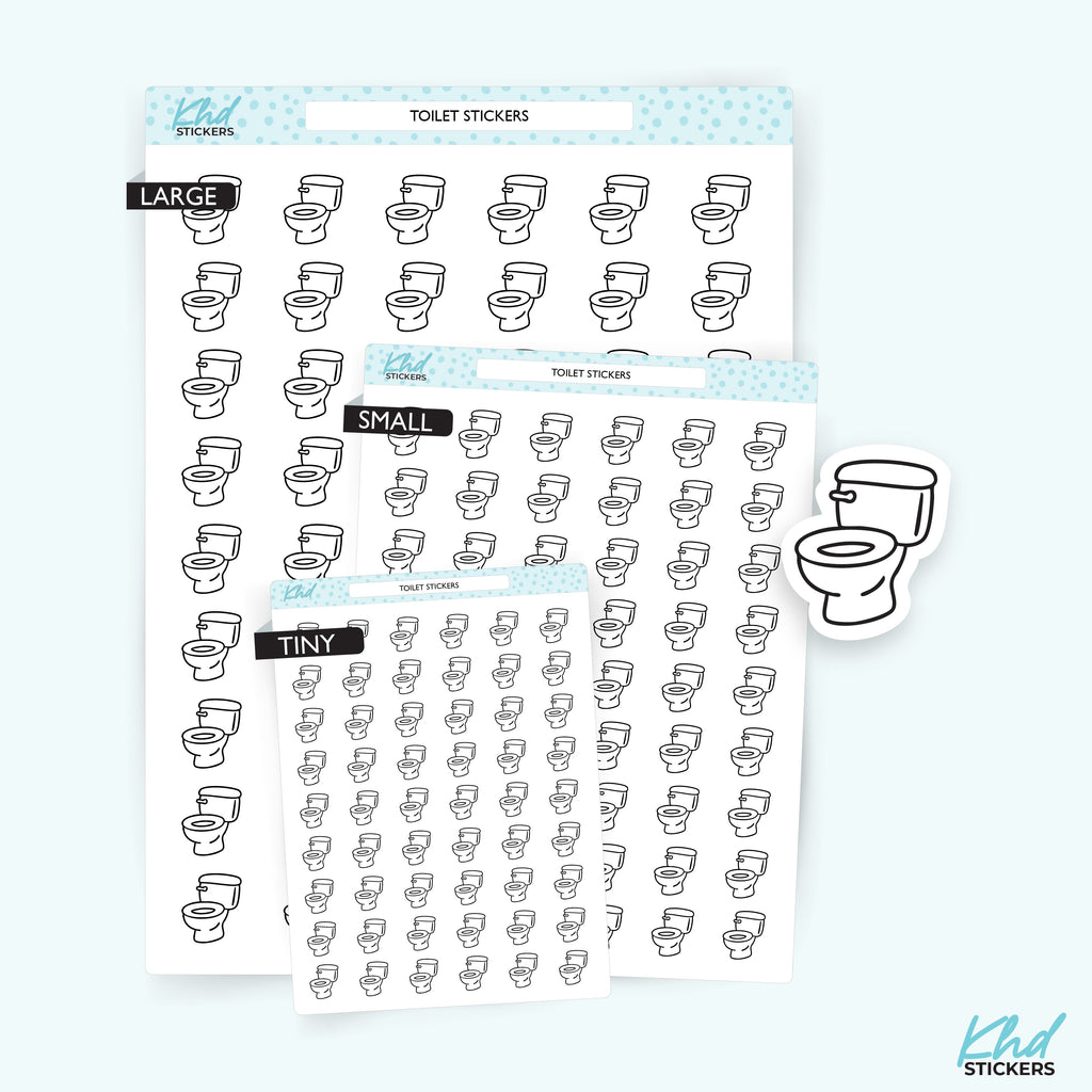 Toilet Stickers – image 1