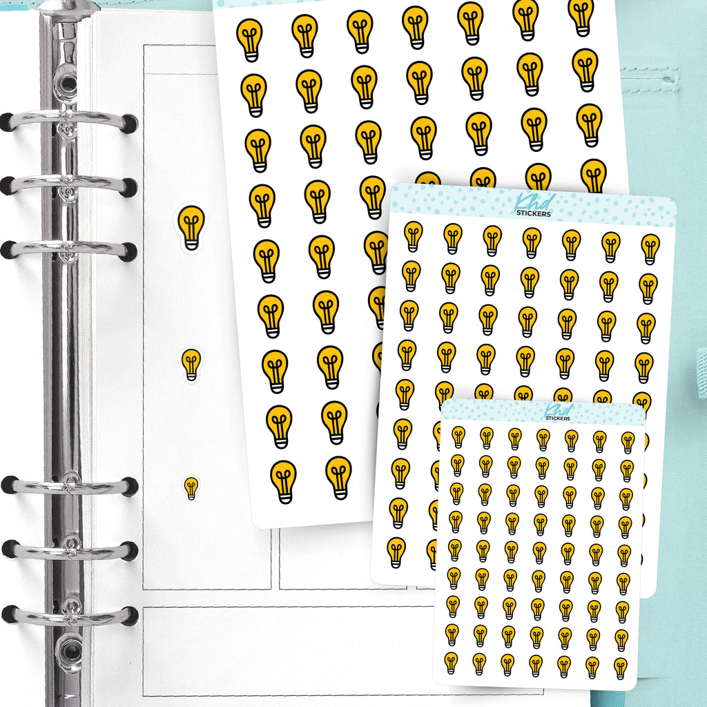 Light Bulb Idea Stickers – image 2