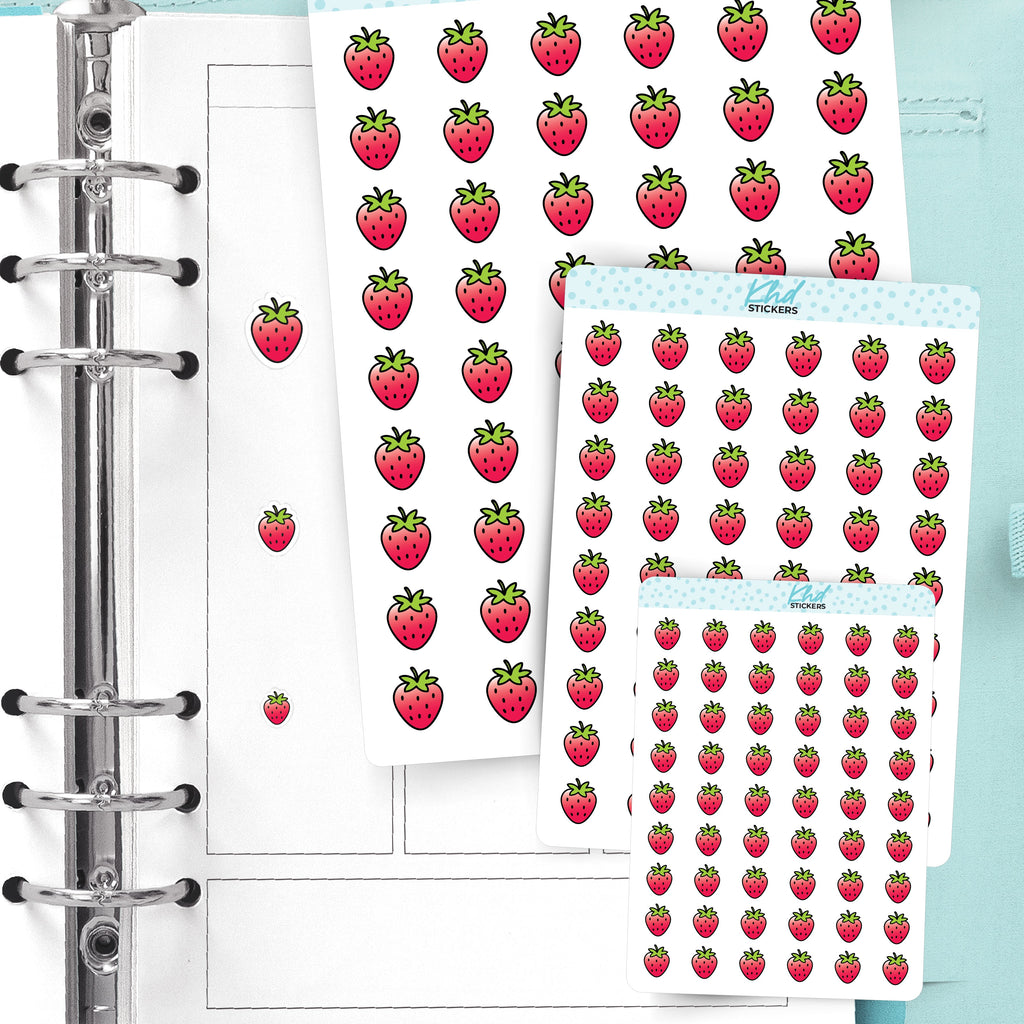 Strawberries Stickers – image 2