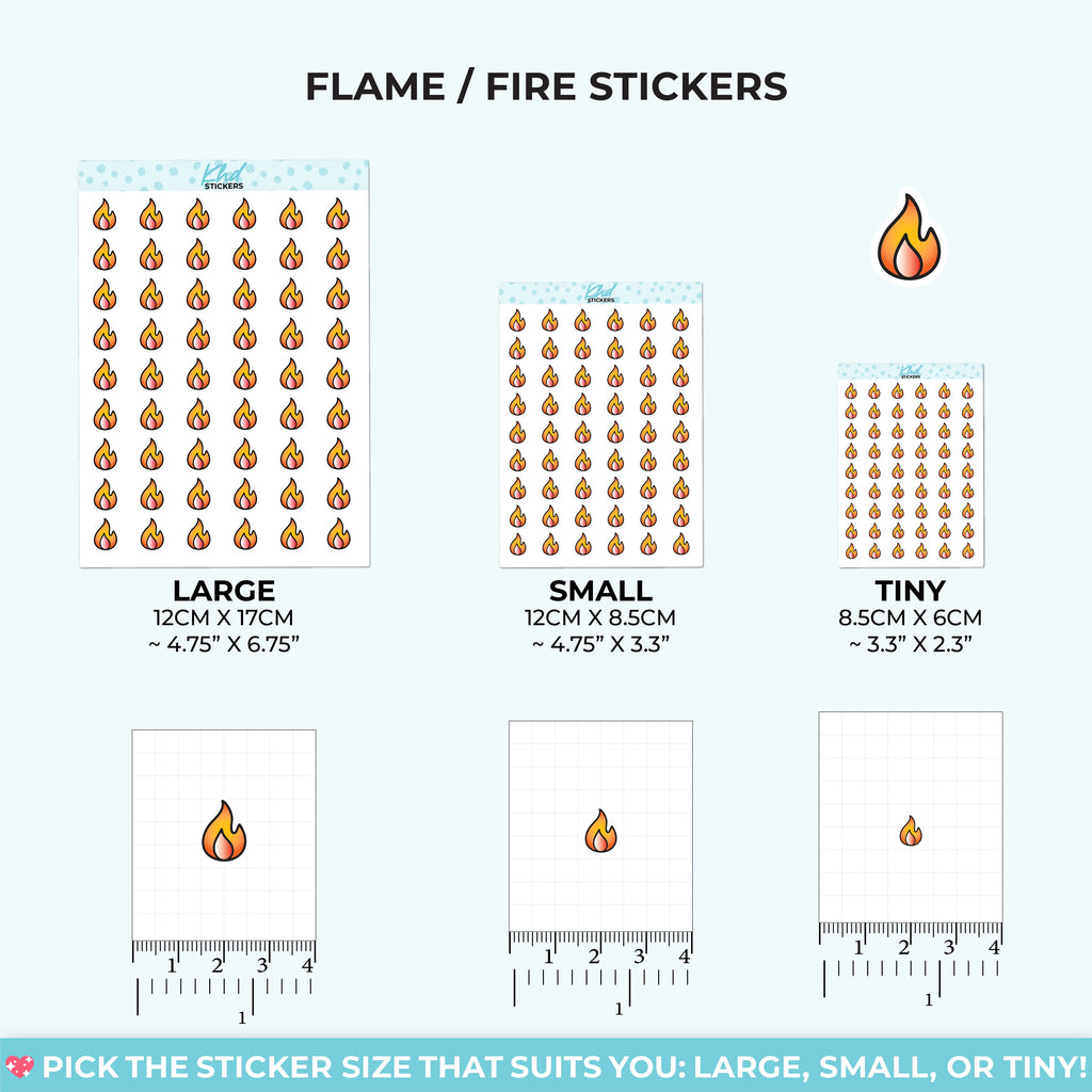 Flame & Fire Stickers – image 3