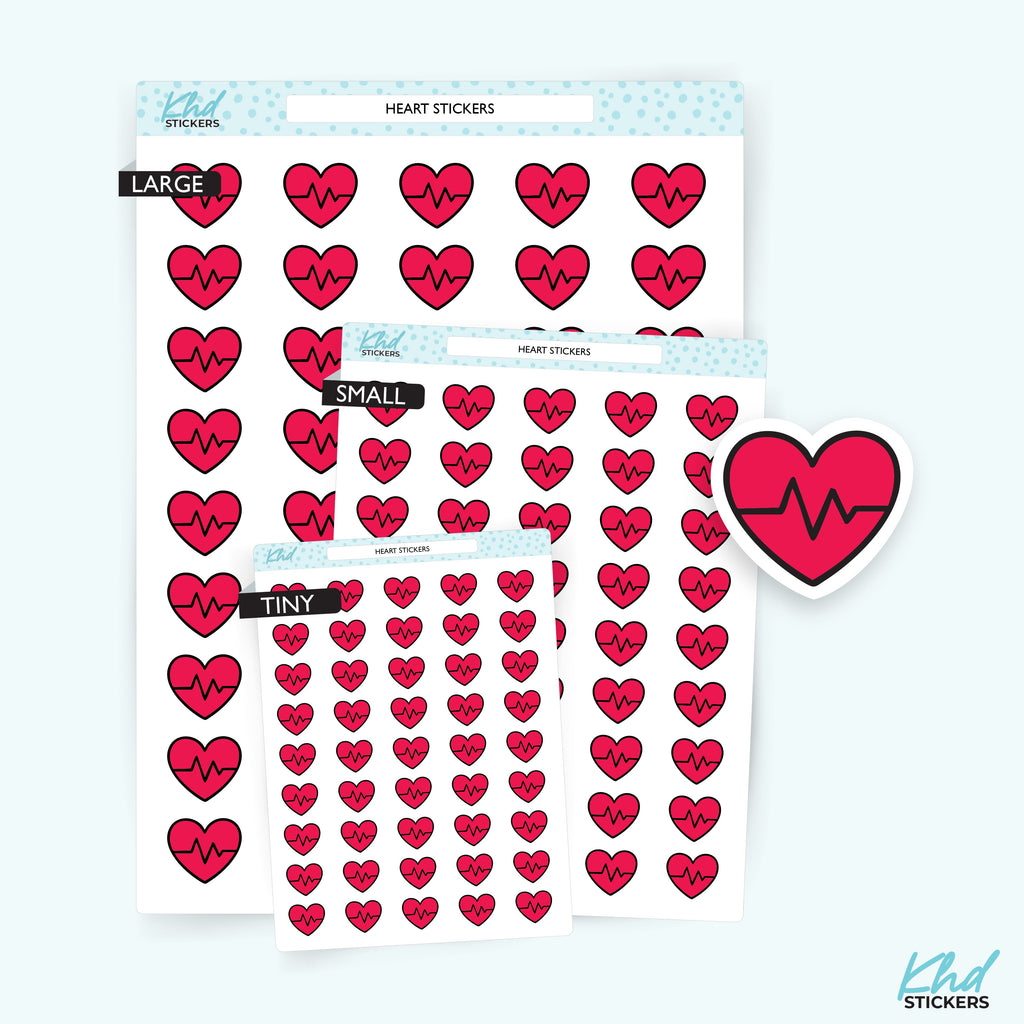 Heart Stickers – image 1