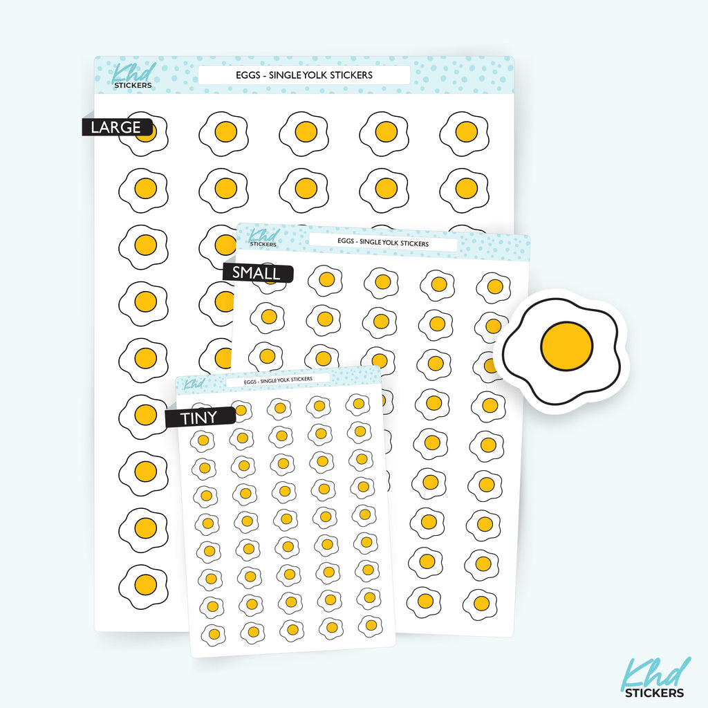 Eggs Single Yolk Stickers – image 1