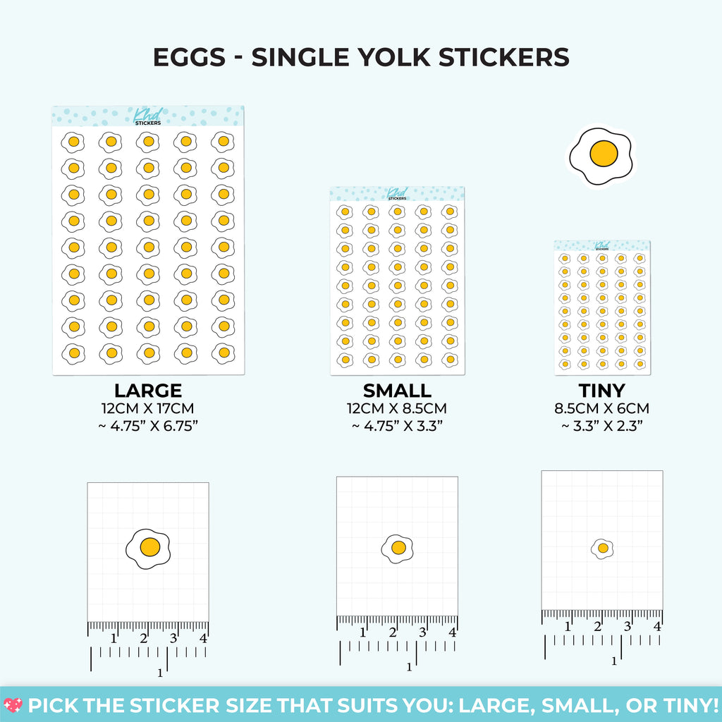Eggs Single Yolk Stickers – image 3