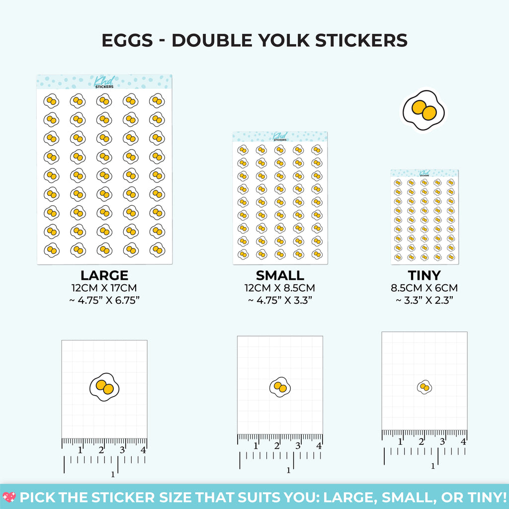Eggs Double Yolk Stickers – image 3