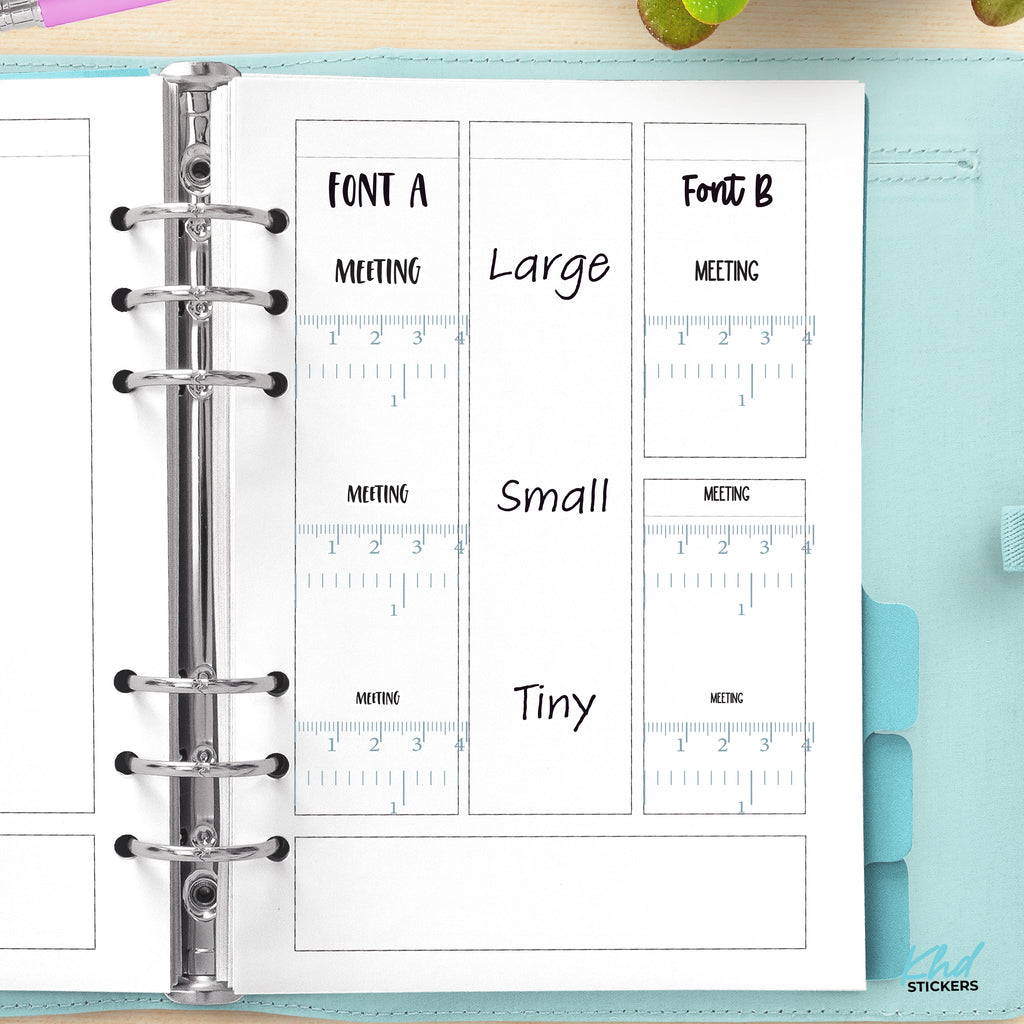 Meeting Planner Stickers Small