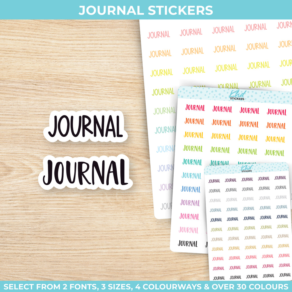 Journal Planner Stickers Small