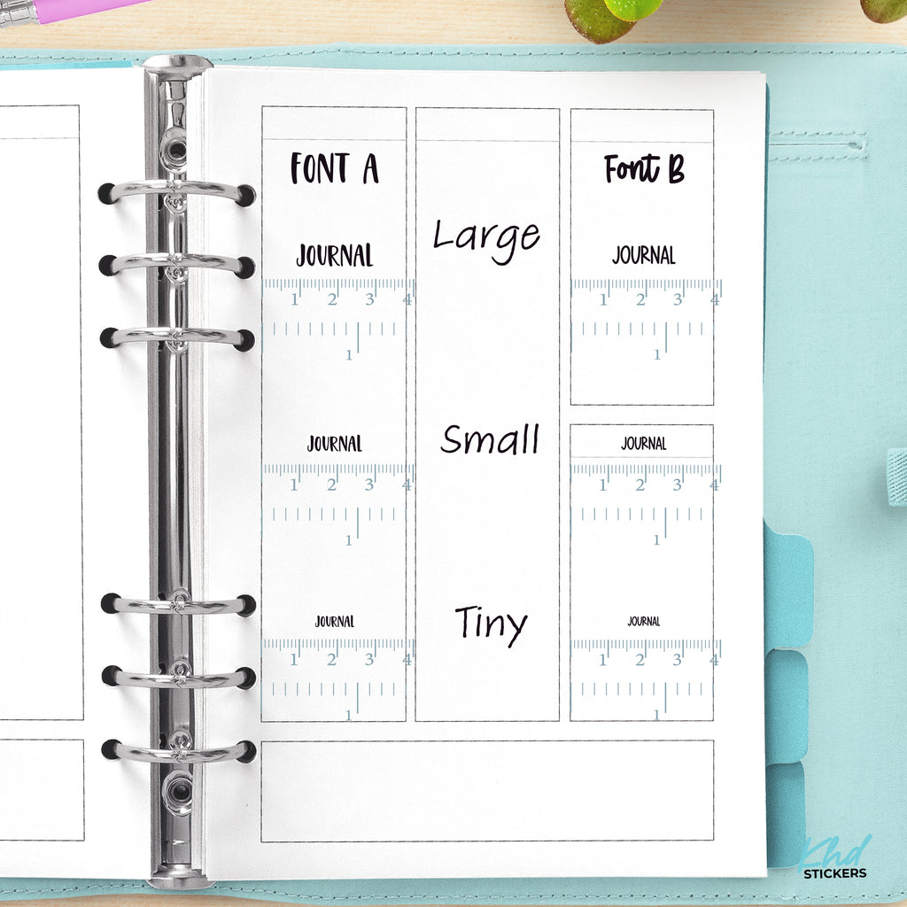 Journal Planner Stickers Small