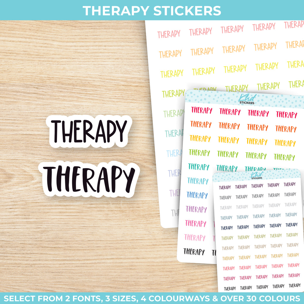 Therapy Planner Stickers Small