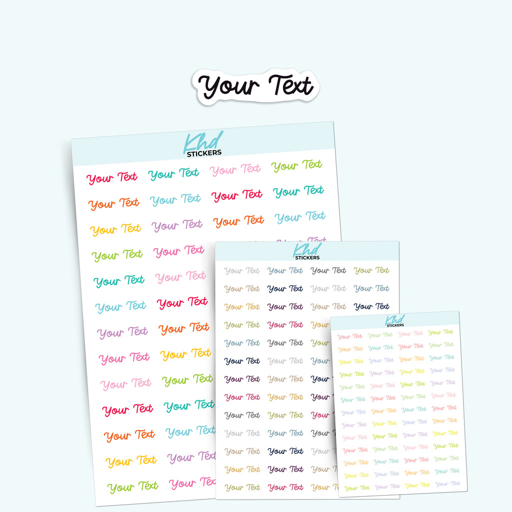 Custom Planner Stickers | KHDStickers