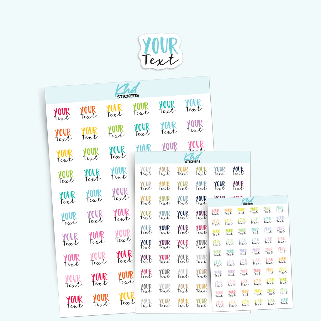 Custom Planner Stickers | KHDStickers