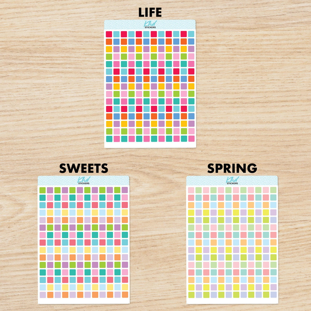 Medium TRANSPARENT Square Stickers