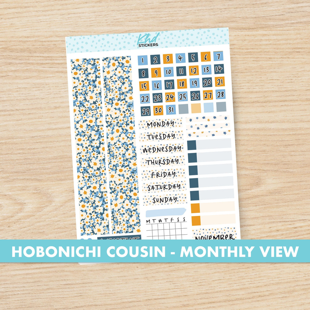 the hobonich cousin - month - by - month planner stickers