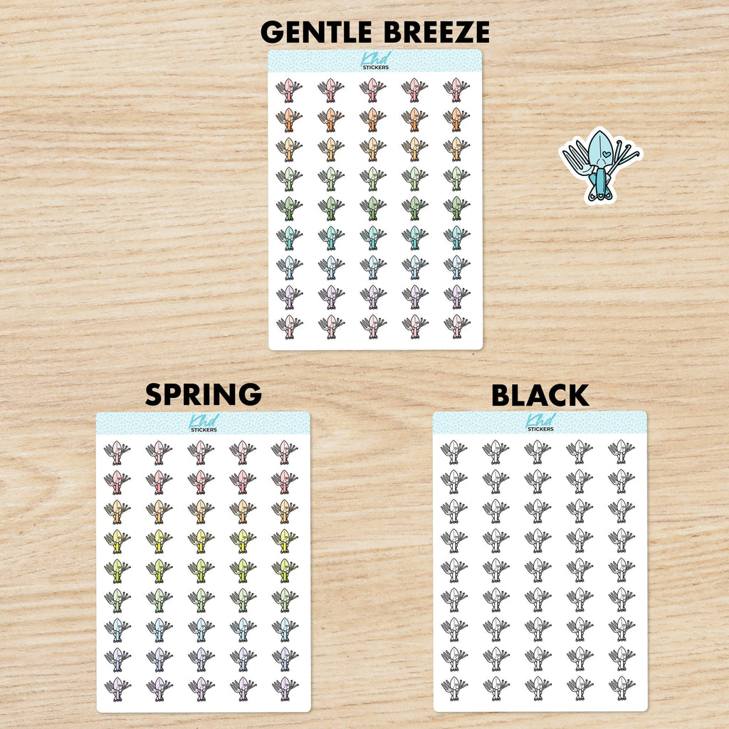 Garden Tool Stickers