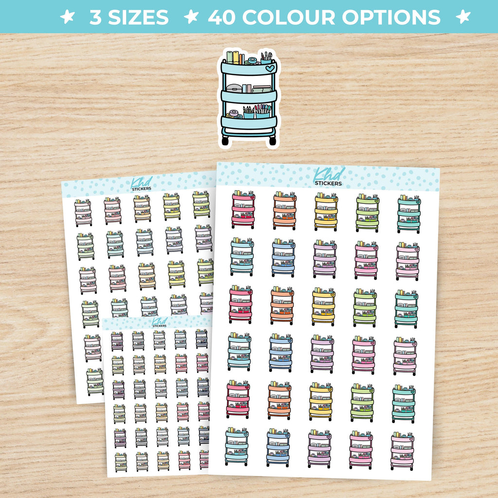 Planner Trolley Stickers Small